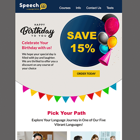 Happy Birthday Subscription Offer